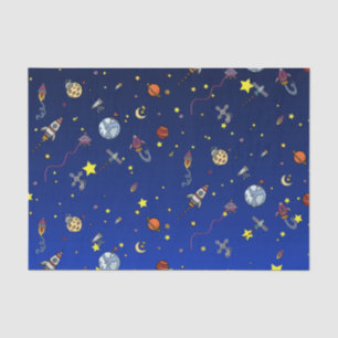 De Seda Papel Tecidual Moon Adventure
