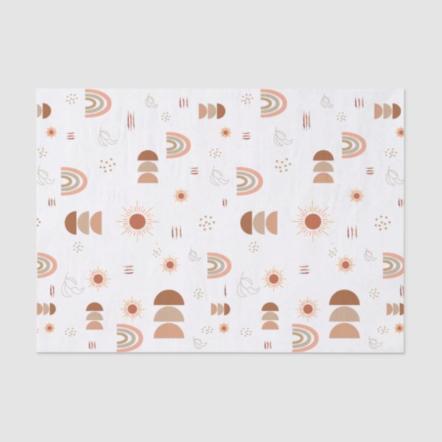 De Seda Papel Tecidual no Deserto do Arco-Íris (Frente )