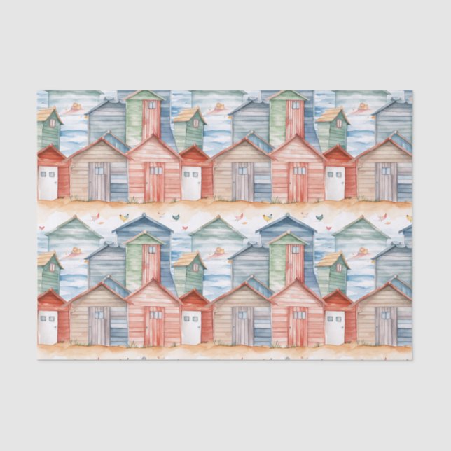 De Seda Papel Tecidual Praia Verão (Frente )