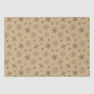 De Seda Papel Tecidual Twig Snowflakes