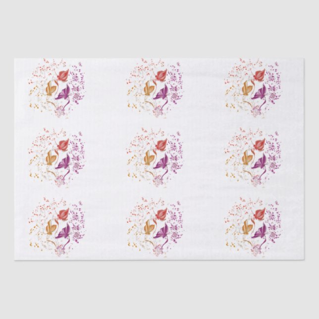 De Seda Papel tecidular (Frente )