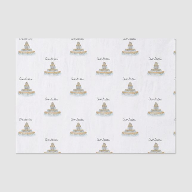 De Seda Papel tecidular Charleston (Frente )