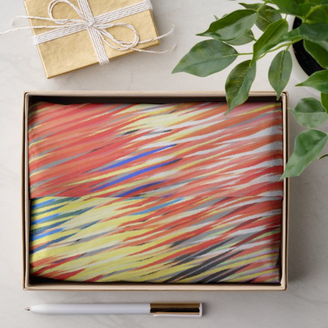 De Seda Papel tecidular Colorweave (Presente)
