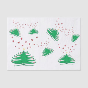 De Seda Papel tecidular da árvore do pinheiro X-mas - 15 g