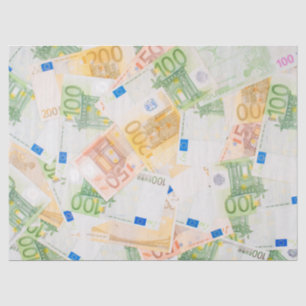 De Seda papel tecidular da moeda do euro
