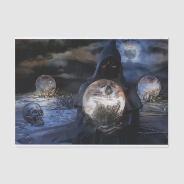 De Seda papel tecidular do mundo fantasma (Frente )