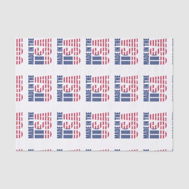 De Seda Papel tecidular feito nos EUA (Frente )