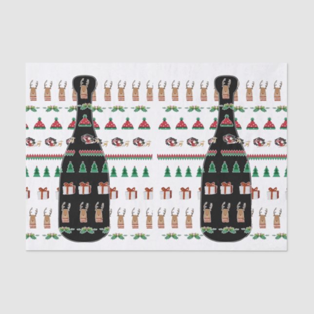 De Seda Papel tecidular para presentes que embrulham mãe,  (Frente )