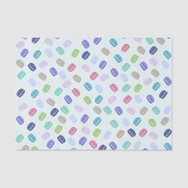 De Seda Papel Teclado das Macarões (Frente )