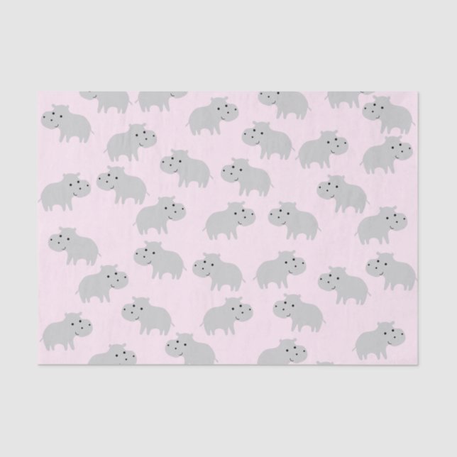De Seda Papel Teclado Hippo (Frente )