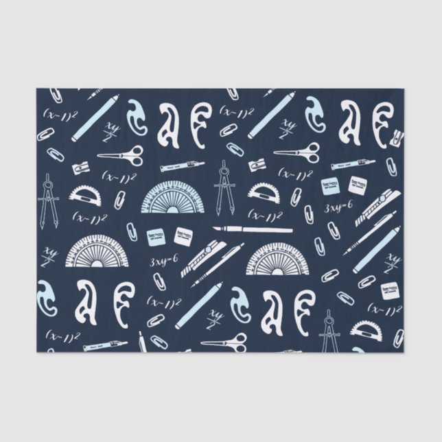 De Seda Papel Teclado Matemático (Frente )