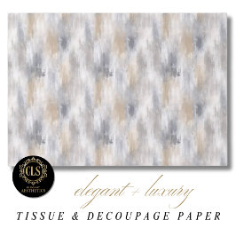 De Seda Papel Tissue Aquarela Estética Luxo Metálico