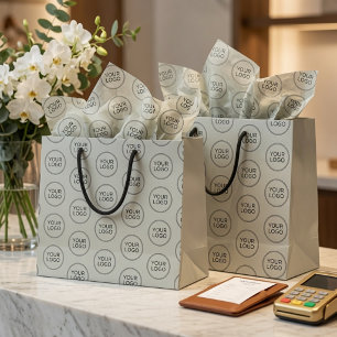 De Seda Papel Tissue com Logotipo Personalizado Negócios
