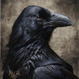 De Seda Papel Tissue Corvo Preto
