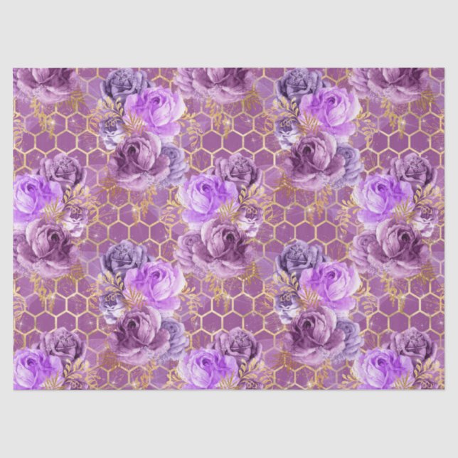 De Seda Papel Tissue Design Queen Bee Series 6 (Frente )