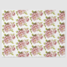 De Seda Papel Tissue Design Série Rosa Romântica 16