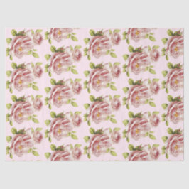 De Seda Papel Tissue Design Série Rosa Romântica 16
