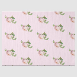 De Seda Papel Tissue Design Série Rosa Romântica 19
