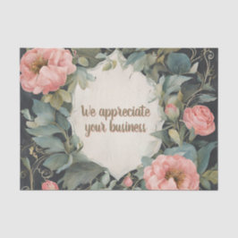 De Seda Papel Tissue Floral Fabuloso Personalizável