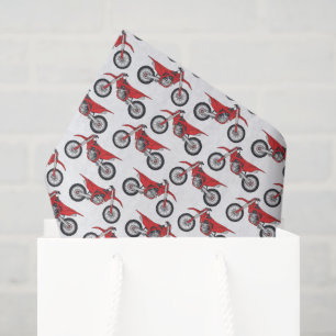 De Seda Papel Tissue Motocross, Papel Decoupage Bicicleta