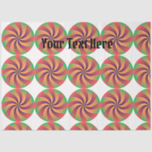 Papel Tissue Pirata One fonte com texto em cor pre