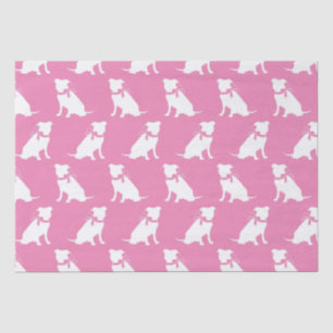De Seda Pit Bull Dog Puppy Pitbull Papel para tecidos