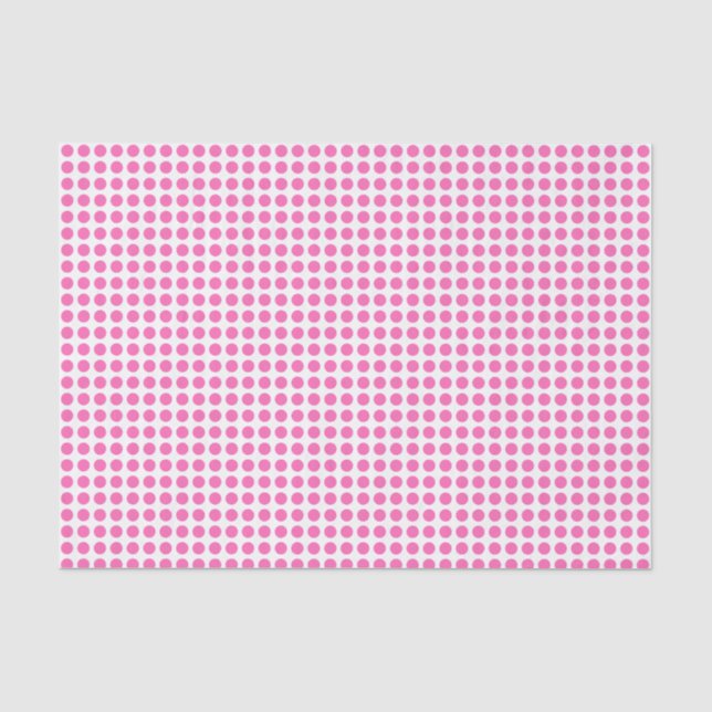 De Seda Pontos rosa no papel branco (Frente )