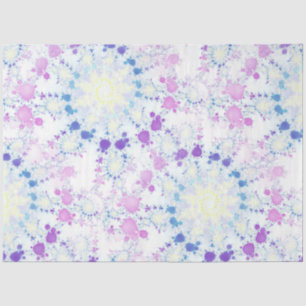 De Seda Primavera Mandala Um Papel Tecidual