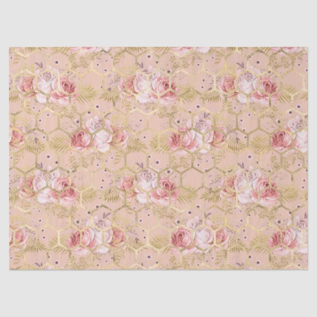 De Seda Princesa Bee Series Design 5 Papel Tecido (Frente )