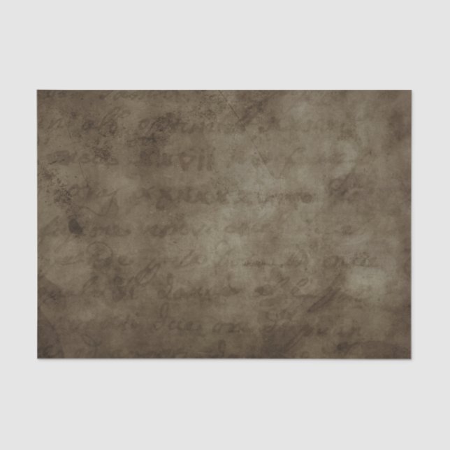 De Seda Revista manuscrita desbotada em papel pergaminho s (Frente )