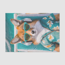 De Seda Riviera Rascal, Foxy Summer Fun Papel Tecido