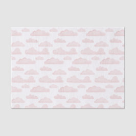 De Seda Rosa Dreamtime Watercolor Clouds Papel Tecido