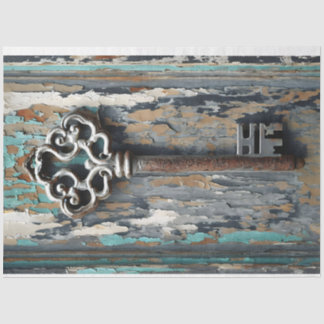 De Seda Rusty Key 1 com um belo papel protetor da Patina