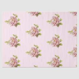 De Seda Série Rosa Romântica Design 14 Papel Tissue