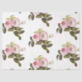 De Seda Série Rosa Romântica Design 15 Papel Tecido