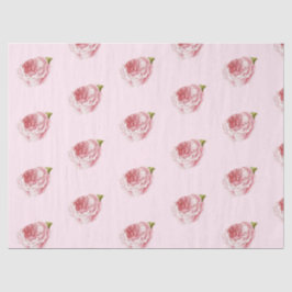 De Seda Série Rosa Romântica Design 17 Papel Tecido