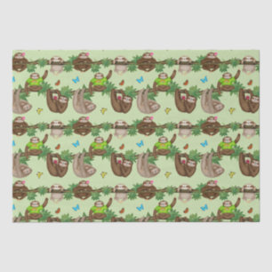 De Seda Stanley Sloth e o papel verde dos amigos