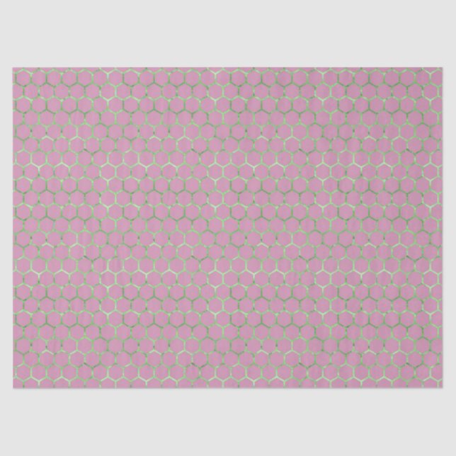 De Seda Tea Garden Bee Series Design 5 Tecido Papel (Frente )