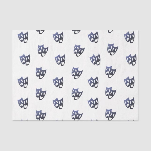 De Seda Teatro Artes Papel Tecido (Frente )