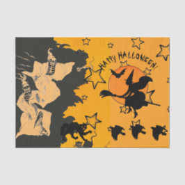 DE SEDA TISSUE PAPEL HALLOWEEN WITEEN NO QUARTO