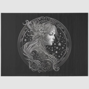 De Seda Um Papel Tecido Design 11 da Série Zodiac