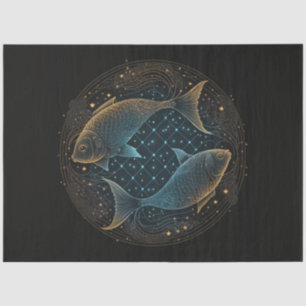De Seda Um papel tecidular Design 4 da série Zodiac