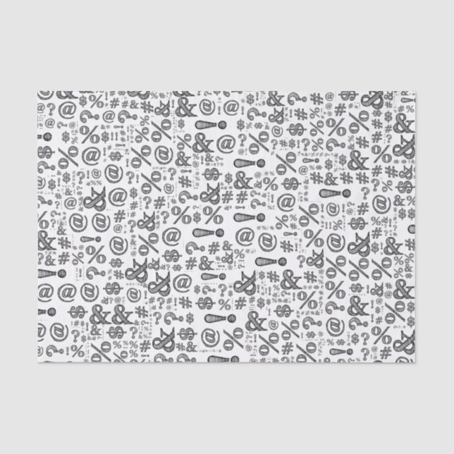 De Seda Unisex Pontuação Tema Papel Típico (Frente )