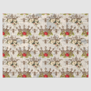 De Seda Vintage Honey Bee Series Design 15 Tecido Papel