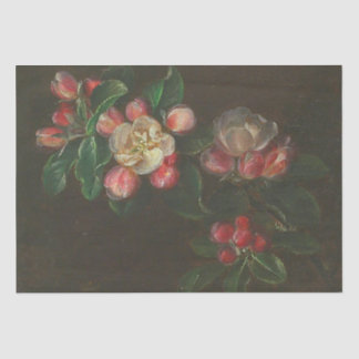De Seda Vintage Rosas vitorianos Flores Papel Tecido