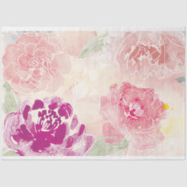De Seda Watercolor Floral - papel para tecidos