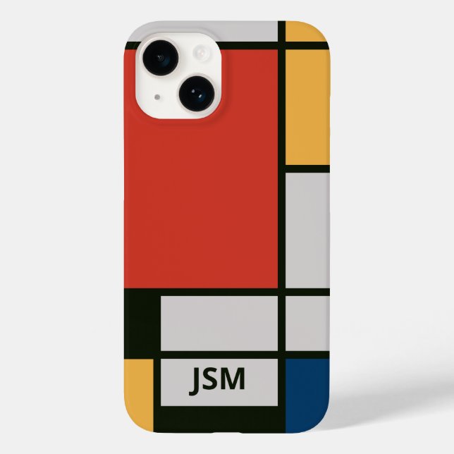 De Stijl Inspirou o Monograma dos Quadrados Primár (Verso)