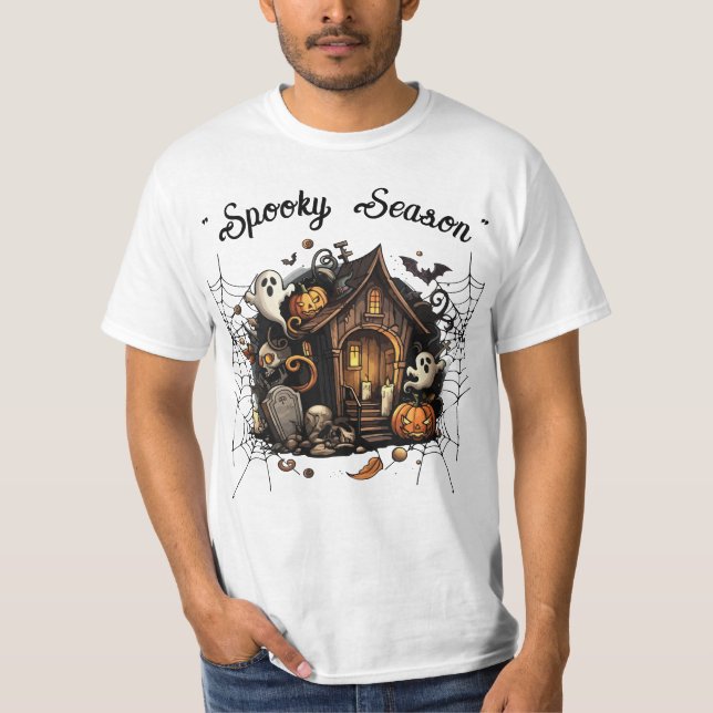 👻 de T-Shirt assombrado 🎃 (Frente)