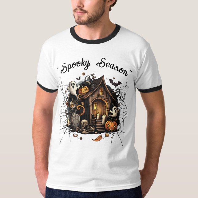 👻 de T-Shirt assombrado 🎃 (Frente)