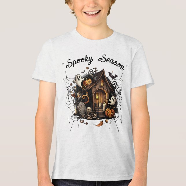 👻 de T-Shirt assombrado 🎃 (Frente)